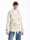 Women's Jacket Collar Plain Trench Coat